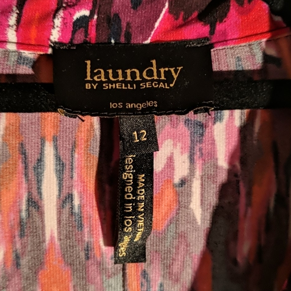 Laundry by Shelli Segal button down dress size 12 - Picture 3 of 5